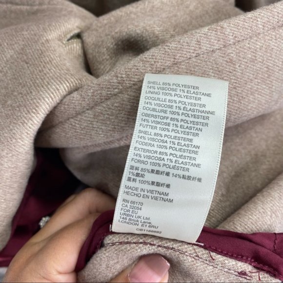 Free People Hannah Slouchy Blazer Camel Pecoat - Picture 7 of 8